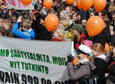 Finnish student  demonstration